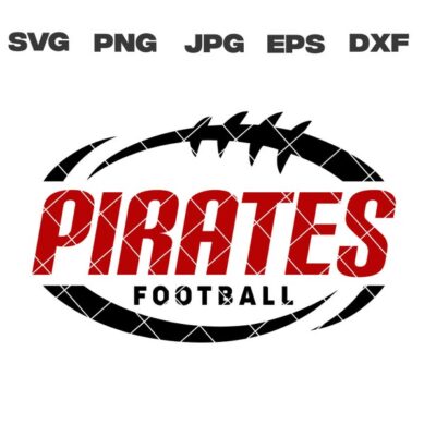 10591 Pirates SVG Pirates Football SVG Football Team svg png jpg dxf eps Cricut Files Digital Download Silhouette Instant Download