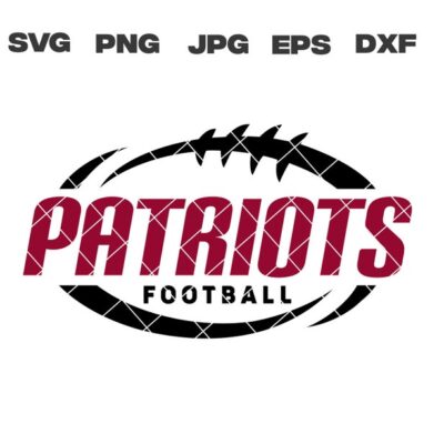 10592 Patriots SVG Patriots Football SVG Football Team svg png jpg dxf eps Cricut Files Digital Download Silhouette Instant Download