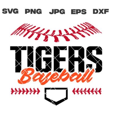 10607 Tigers SVG Tigers Baseball SVG Baseball Team svg png jpg dxf eps Cricut Files Digital Download Silhouette Instant Download