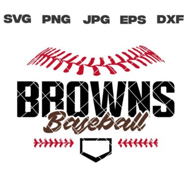 10612 Browns SVG Browns Baseball SVG Baseball Team svg png jpg dxf eps Cricut Files Digital Download Silhouette Instant Download