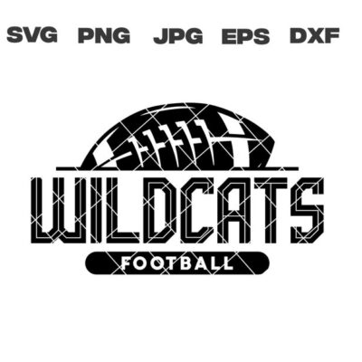 10630 Wildcats SVG Wildcats Football SVG Football Team svg png jpg dxf eps Cricut Files Digital Download Silhouette Instant Download