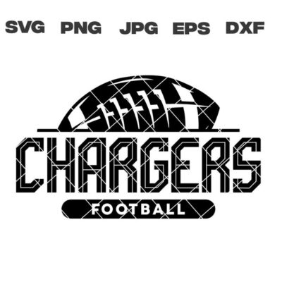 10646 Chargers SVG Chargers Football SVG Football Team svg png jpg dxf eps Cricut Files Digital Download Silhouette Instant Download