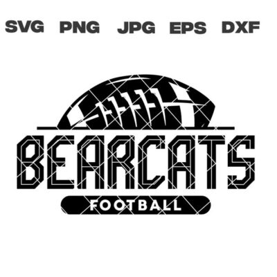 10652 Bearcats SVG Bearcats Football SVG Football Team svg png jpg dxf eps Cricut Files Digital Download Silhouette Instant Download