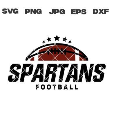 10658 Spartans SVG Spartans Football SVG Football Team svg png jpg dxf eps Cricut Files Digital Download Silhouette Instant Download