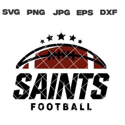 10660 Saints SVG Saints Football SVG Football Team svg png jpg dxf eps Cricut Files Digital Download Silhouette Instant Download