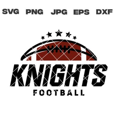 10666 Knight SVG Knight Football SVG Football Team svg png jpg dxf eps Cricut Files Digital Download Silhouette Instant Download