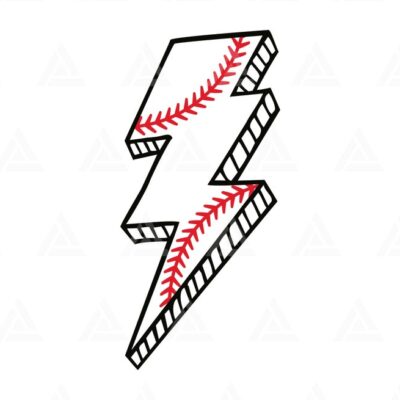 1070 Baseball Lightning Bolt Svg Baseball Shirt Print Doodle Thunder Bolt Svg Game Day Vibes Cheer Mom Cut File Cricut Png Pdf Eps Vector