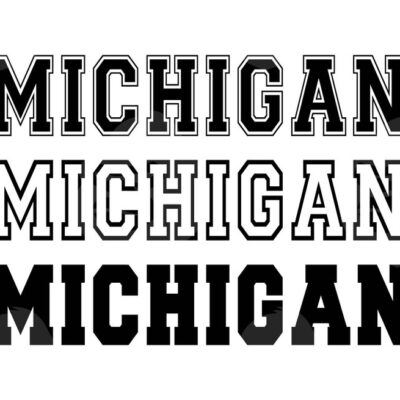 10700 Michigan Svg Michigan Png Varsity Font Svg College Font America State Svg Vector Cut file Cricut Silhouette Sticker