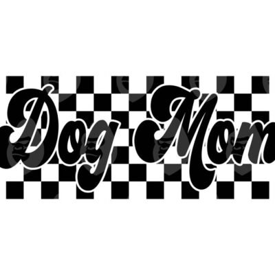 10766 Retro Checkered Dog Mom Svg Dog Mom Png Dog Girl Rescue Mom Foster Mom Vector Cut file Cricut Silhouette