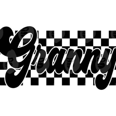 10797 Retro Checkered Granny Svg Granny Png Grandma Life Svg Mothers day Grandmother T Shirt Mimi Vector Cut file Cricut Silhouette