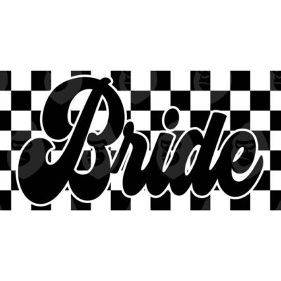 10856 Retro Checkered Bride Svg Bride Png Bachelorette T shirt Wifey Bridal Party Bridal Shower Vector Cut file for Cricut Silhouette