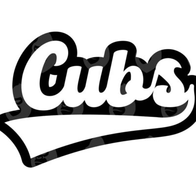 10865 Cubs Baseball Svg Cubs Png Retro Sports Jersey Font Cubs Team Sports Cheer Mom Vector Cut file Cricut Silhouette