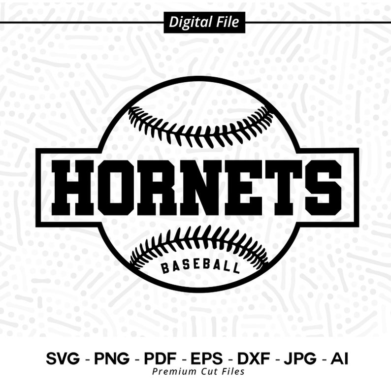 1088 Baseball SVG PNG Hornet Baseball svg Hornet Baseball Hornet Hornet Softball svg Cricut Digital Download Sublimation png Cut files