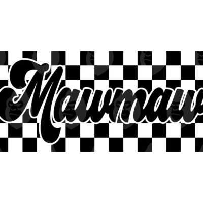 10893 Retro Checkered Mawmaw Svg Mawmaw Png Grandma Life Svg Mothers day Grandmother T Shirt Granny Vector Cut file Cricut Silhouette