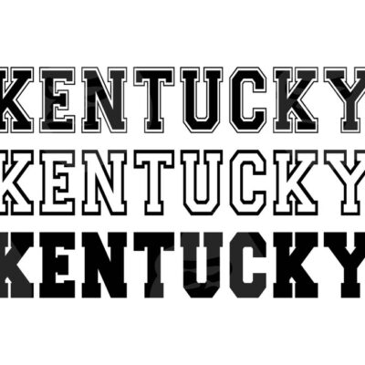 10911 Kentucky Svg Kentucky Varsity Png College Font Text America State Svg Vector Cut file Cricut Silhouette Sticker Pdf Png Dxf