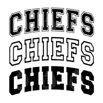 10920 Chiefs Svg Chiefs Arched Varsity Font Go Chiefs Png Chiefs Jersey Chiefs Team Mascot Vector Cut file Cricut Silhouette