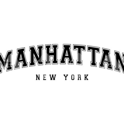 10950 Manhattan New york Svg Manhattan New york Png Arched Varsity Font Svg America State Vector Cut file Cricut Silhouette Pdf Png Dxf