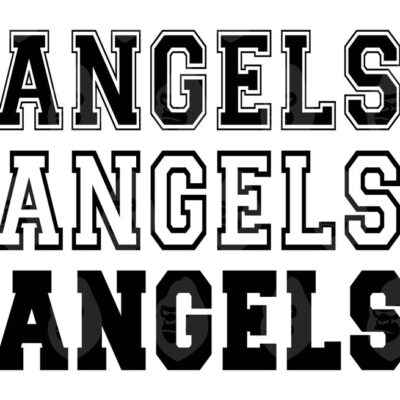 10975 Angels Svg Angels Png Angels Varsity Font Go Angels Svg Angels Jersey AngelsTeam Mascot Vector Cut file Cricut