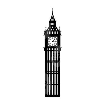 11036 Big Ben Svg Big Ben Png London Big Ben Sublimation Big Ben Clipart Vector Cut file Cricut Silhouette