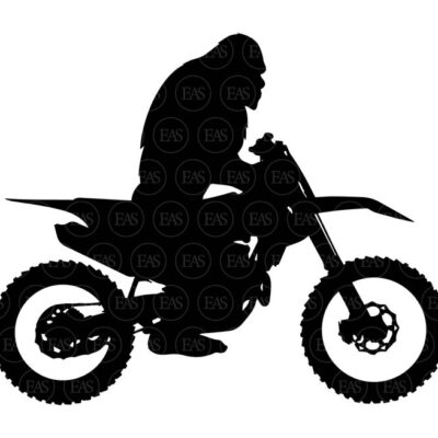 11077 Bigfoot Motocross Svg Big Foot Svg Yeti Sasquatch Dirt Bike Motorsports Motorcycle Vector Cut file Cricut Silhouette Pdf Png Dxf