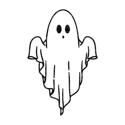 11126 Ghost Svg Boo Svg Halloween Spooky Vibes Boo Haw Horror Spooky Season Vector Cut file Cricut Silhouette Sticker Pdf Png Dxf