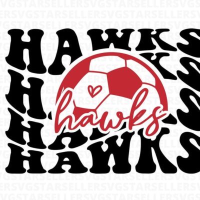 1113 Hawks Soccer SVG PNG Hawks svg Stacked Hawks svg Hawks Mascot svg Hawks Mom svg Hawks Shirt svg Soccer Mom svg Hawks Mom svg Cut File