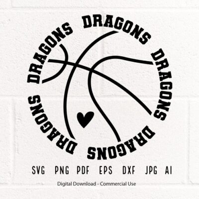 1117 Dragon Basketball svg Dragon Dragons Basketball svg png Sublimation Basketball Clipart SVG for Shirts SVG for Cricut Basketball Mom