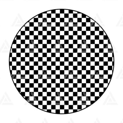 1138 Checkered Circle Svg Checkered Pattern Svg Outlined Circle Svg Checkerboard Svg Cut File Cricut Silhouette Png Pdf Eps Vector