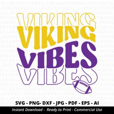 1164 Viking Vibes SVG PNG Viking svg Viking Cheer svg Viking Mascot svg Viking Mom svg Viking Shirt svg Viking PNG Football Mom svg