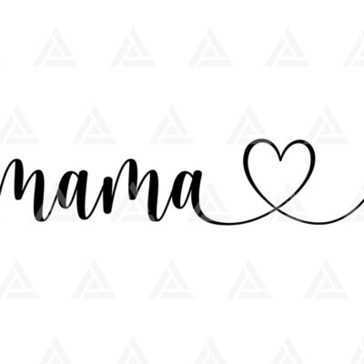 1167 Mama Svg Mama Heart Svg Mothers Day Svg Mama T shirt Design Mom To be Svg Cut File Cricut Png Pdf Eps Vector Vinyl Sticker