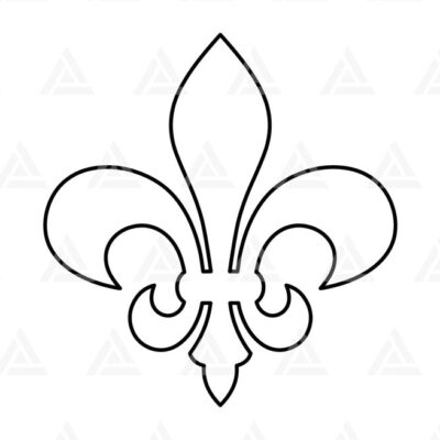 1202 Fleur De Lis Svg Fleur De Lys Svg Mardi Gras Svg New Orleans Svg Cut File Cricut Silhouette Png Pdf Vector Stencil Decal Sticker