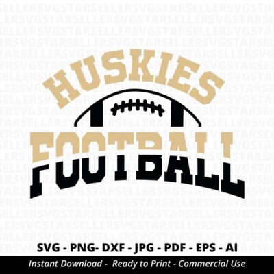 1247 Huskies Football SVG PNG Huskies svg Huskies Shirt svg Huskies Mascot svg Huskies Pride Huskies Cheer svg Huskies png Sport svg Silhouette