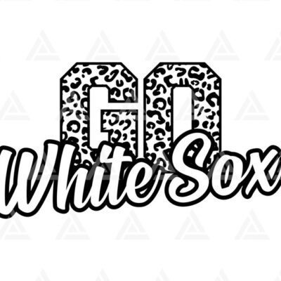 1250 Go White Sox Leopard Svg Go White Sox Football Svg Run White Sox Svg Cheer Mom T Shirt Go Team Cut File Cricut Png Pdf Eps Vector