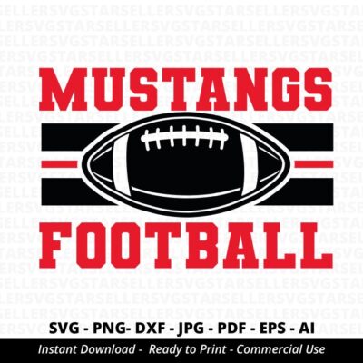 1276 Mustangs Football SVG PNG Mustangs svg Mustangs Shirt svg Mustangs Mascot svg Mustangs Pride svg Mustangs Cheer svg Cricut Silhouette