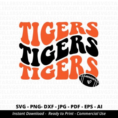 1289 Tigers SVG PNG Stacked Tigers svg Tigers Shirt svg Tigers Cheer svg Tigers Vibes svg Tigers Mascot svg Tigers Pride svg Tigers Football svg