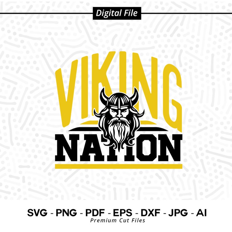 1296 Viking Nation SVG PNG Vikings SVG Viking Mascot svg Vikings Cheer svg Vikings Shirt svg Vikings Sport svg School Spirit Viking Pride