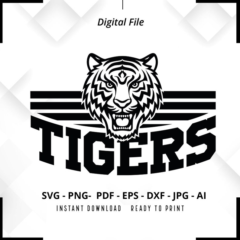 1311 Tigers SVG PNG Tiger svg Tigers Face svg Tigers Mascot svg Tigers Mom svg Tigers Shirt svg Tigers png Tiger Head svg Cricut Cut File