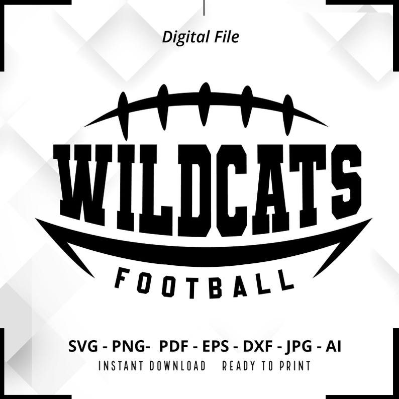 1359 Wildcats Football SVG PNG Wildcats svg Wildcats Shirt svg Wildcats Mascot svg Wildcats Pride svg Wildcats Mom svg Wildcats PNG Cricut