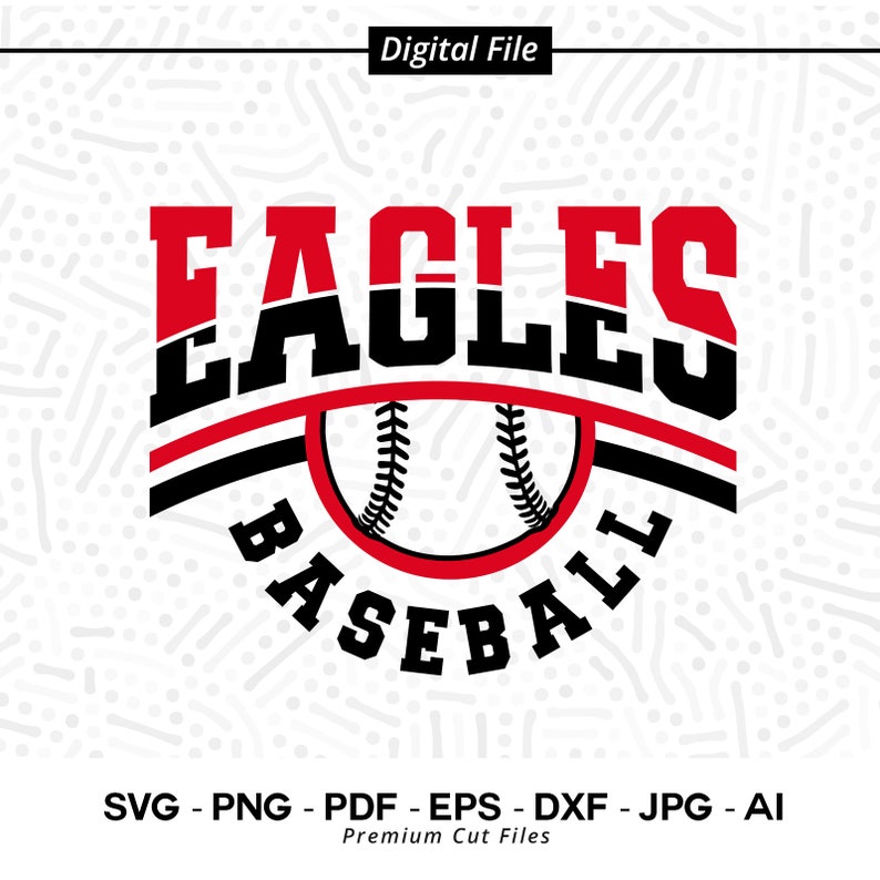 1362 Baseball SVG PNG Eagles Baseball svg Eagle Baseball Eagle Baseball Shirt svg Cricut svg Sublimation png Baseball Clipart Cut file