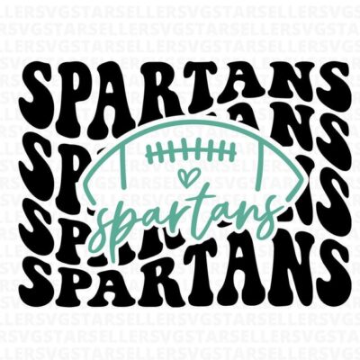 1377 Spartans Football SVG PNG Spartans svg Stacked Spartans svg Spartans Mascot svg Spartans Cheer svg Spartans Mom svg Spartans Shirt svg