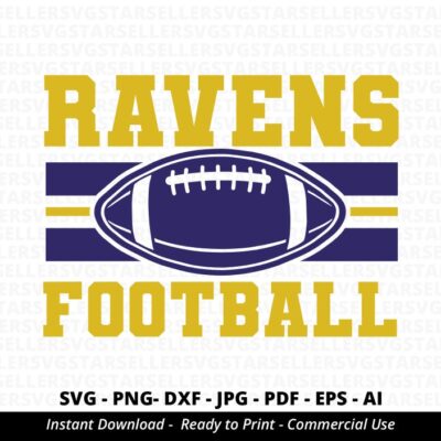 1384 Ravens Football SVG PNG Ravens svg Ravens Shirt svg Ravens Mascot svg Ravens Pride Ravens Cheer svg Ravens png Sport svg Silhouette