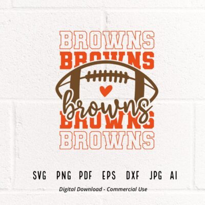 1387 Browns SVG Browns Mascot svg Stacked Browns svg Browns School Team svg Browns Cheer svg Browns Vibes svg School Spirit svg Cricut svg