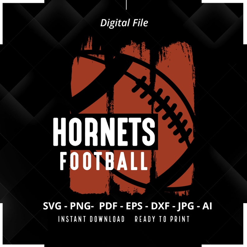 1389 Hornets Football SVG PNG Hornets svg Hornets Shirt svg Hornets Mascot svg Hornets Pride svg Hornets Cheer svg Hornets png Cricut Silhouette