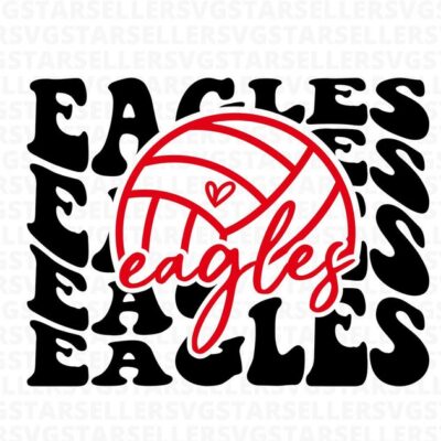 1398 Eagles Volleyball SVG PNG Eagles svg Stacked Eagles svg Eagles Mascot svg Eagles Mom svg Eagles Shirt svg Eagles Mom svg Volleyball Mom svg