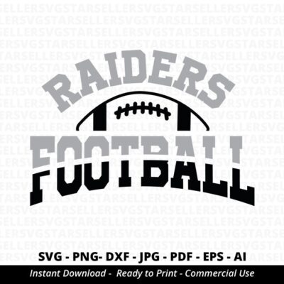 1412 Raiders Football SVG PNG Raiders svg Raiders Shirt svg Raiders Mascot svg Raiders Pride svg Raiders Cheer svg Raiders png Cricut Silhouette