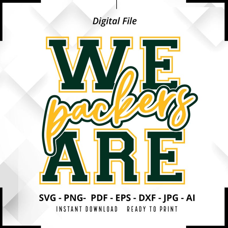 1415 We Are Packers SVG PNG Packers svg Packer svg Packers Shirt Design Packers Cheer svg Packers Shirt svg Packers Pride svg Cricut