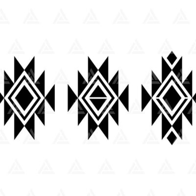 1441 Aztec Svg Tribal Svg Ethnic Motifs Svg Boho Tribal Pattern Aztec Pattern Svg Cut File Cricut Svg Png Pdf Eps Vector Vinyl