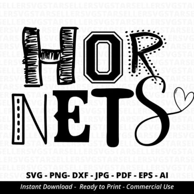 1448 Hornets SVG Hornets Football svg Hornets Heart svg Hornets Cheer svg Hornets Shirt svg Hornets Mascot Hornets Mom svg School Team svg Cricut