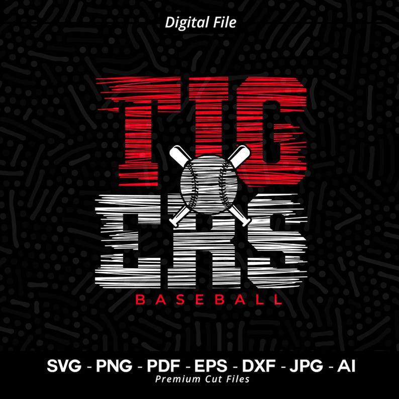 1467 Tigers Baseball SVG PNG Tigers Svg Baseball Svg Tigers Shirt Svg Tigers Cheer Svg Tigers Vibes Svg SVG for Cricut