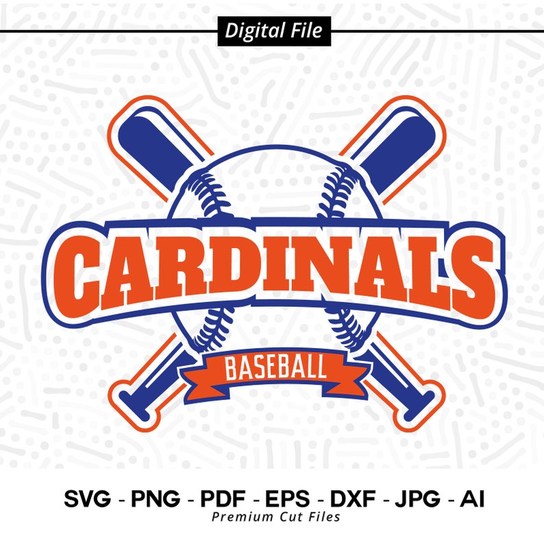 1508 Cardinals Baseball SVG PNG Baseball svg Cardinals svg Baseball Shirt svg Baseball Mom svg Cardinals Pride svg Cardinals Cheer Cricut